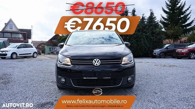 Second-hand VW Touran Comfortline 140 CP (102 kW) 2014 Culoarenegru Monovolum