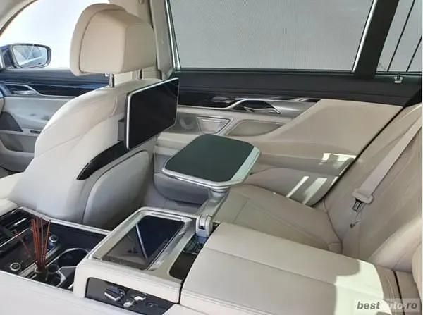 Second-hand BMW 740L Executive 320 CP (235 kW) 2017 Albastru Berlinǎ