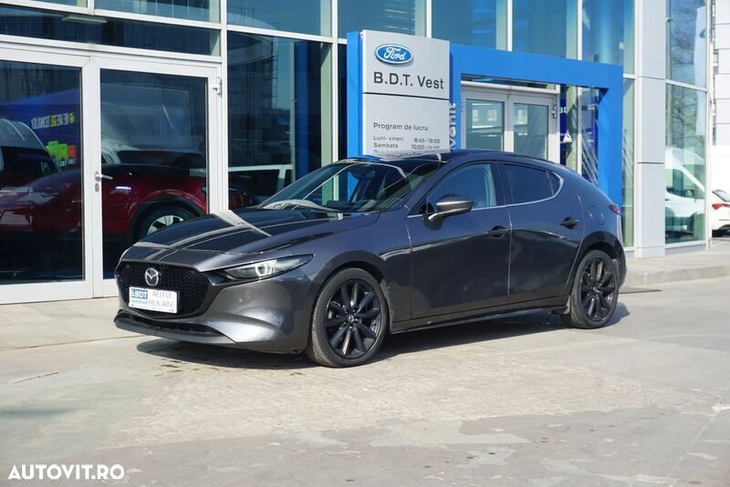 Gri Utilizat 2019 Mazda 3 Hatchback | 17.999 EUR (Puțin scump) - Imagine 1/4