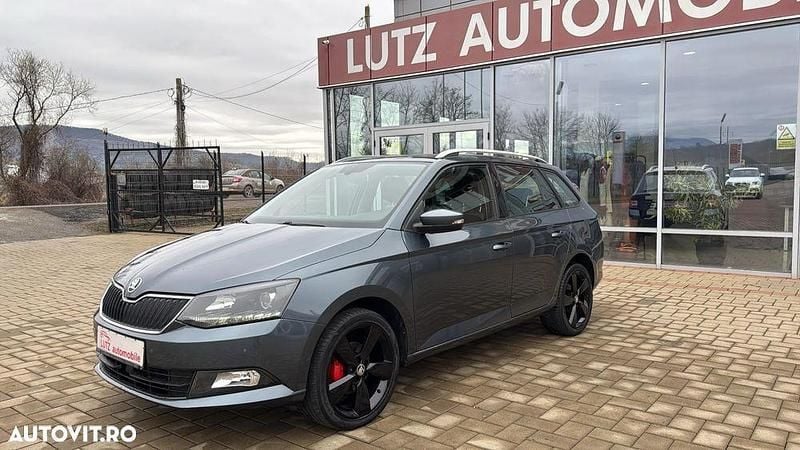 Second-hand Skoda Fabia Style 90 CP (66 kW) 2015 Gri metalizat albastru, Break