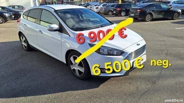 Alb Utilizat 2017 Ford Focus SE Hatchback | 7.200 EUR (Preț bun) - Imagine 1/4