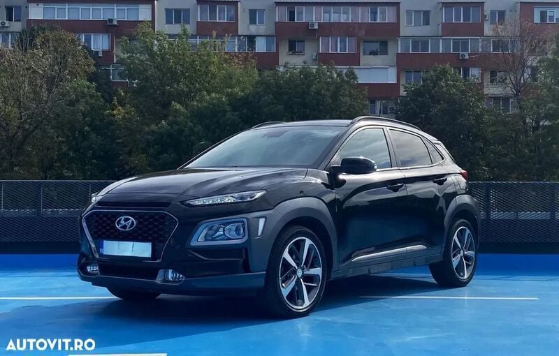 Negru Utilizat 2019 Hyundai Kona Premium SUV | 14.300 EUR (Preț OK) - Imagine 1/4