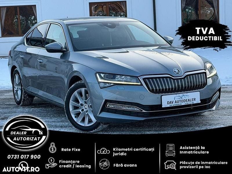 Culoareargint Utilizat 2020 Skoda Superb Ambition Berlinǎ | 19.250 EUR (Preț OK) - Imagine 1/4