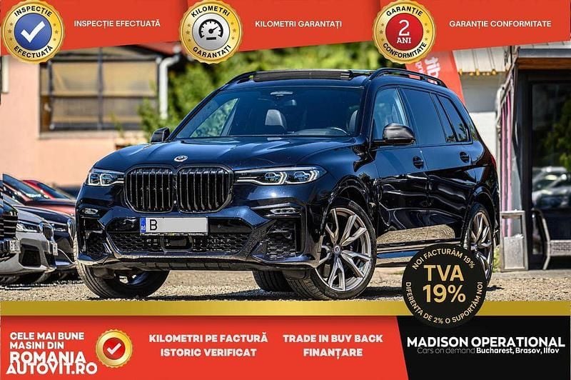 Negru Utilizat 2022 BMW X7 SUV | 67.276 EUR - Imagine 1/4