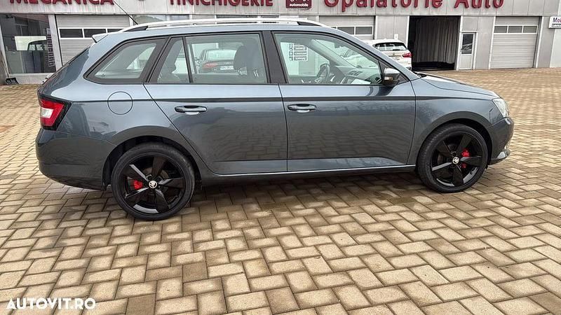 Second-hand Skoda Fabia Style 90 CP (66 kW) 2015 Gri metalizat albastru, Break