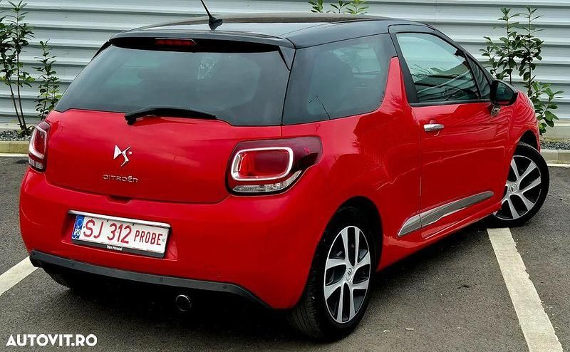 Second-hand Citroën DS3 So Chic 82 CP (60 kW) 2013 Culoarerosu Coupe