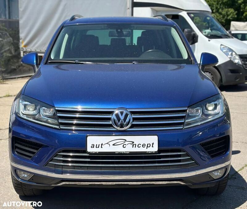 Albastru Utilizat 2016 VW Touareg SUV | 18.990 EUR (Super Preț) - Imagine 1/4