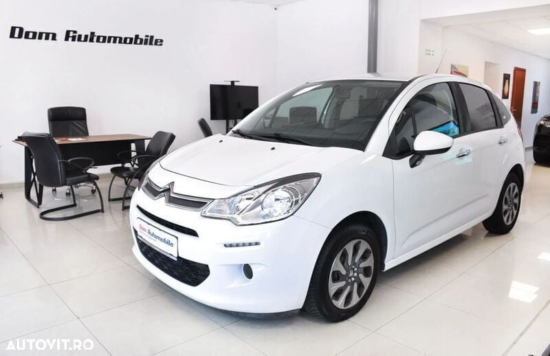 Alb Utilizat 2015 Citroën C3 PureTech Hatchback | 4.950 EUR - Imagine 1/4