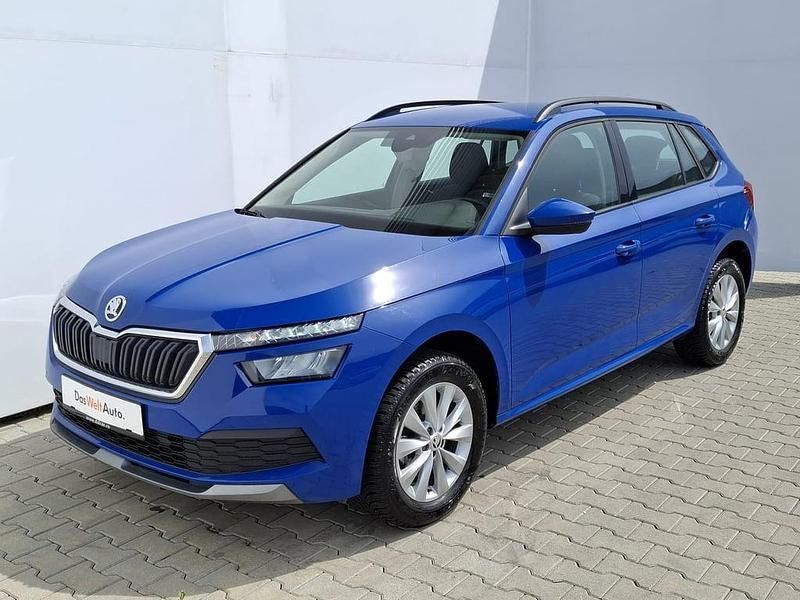 Albastru mediu normal Utilizat 2022 Skoda Kamiq Ambition SUV | 15.995 EUR (Puțin scump) - Imagine 1/4