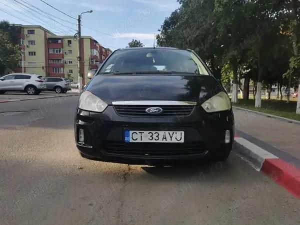 Negru Utilizat 2009 Ford C-MAX Monovolum | 2.600 EUR (Puțin scump) - Imagine 1/4