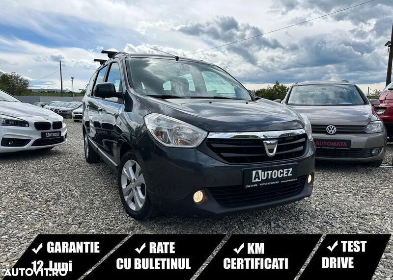 Negru Utilizat 2016 Dacia Lodgy Lauréate Monovolum | 8.440 EUR - Imagine 1/4
