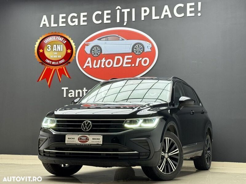 Negru Utilizat 2020 VW Tiguan SUV | 21.851 EUR (Preț OK) - Imagine 1/4