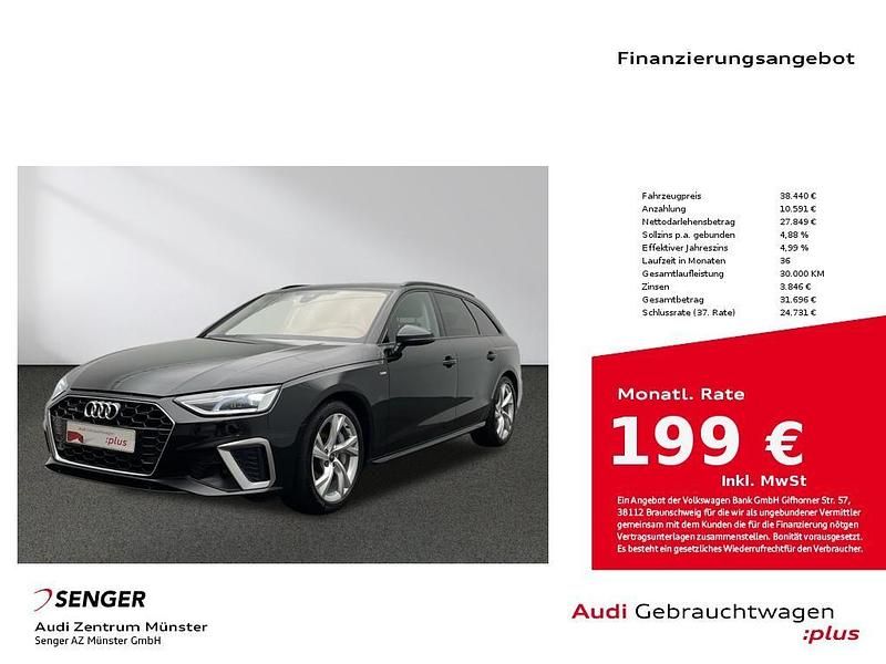 Utilizat 2022 Audi A4 S-Line Break | 41.509 EUR (Puțin scump) - Imagine 1/1