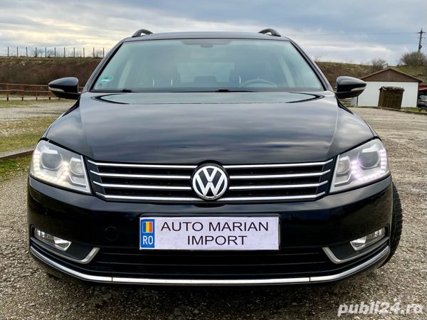 Negru Utilizat 2014 VW Passat Break | 8.990 EUR (Puțin scump) - Imagine 1/4