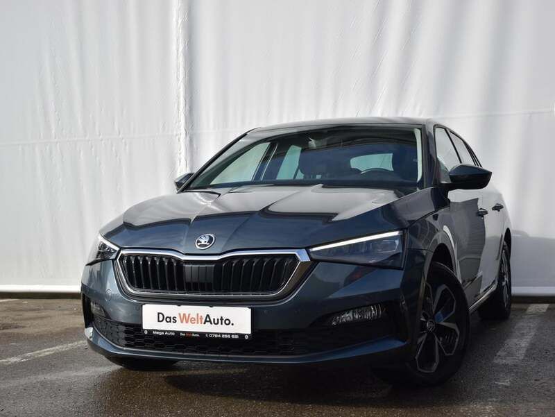 Gri deschis metalic Utilizat 2020 Skoda Scala Ambition Hatchback | 18.690 EUR (Puțin scump) - Imagine 1/4