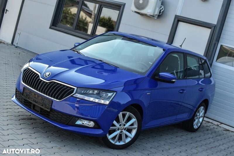 Albastru Utilizat 2018 Skoda Fabia Clever Break | 7.400 EUR (Preț OK) - Imagine 1/4