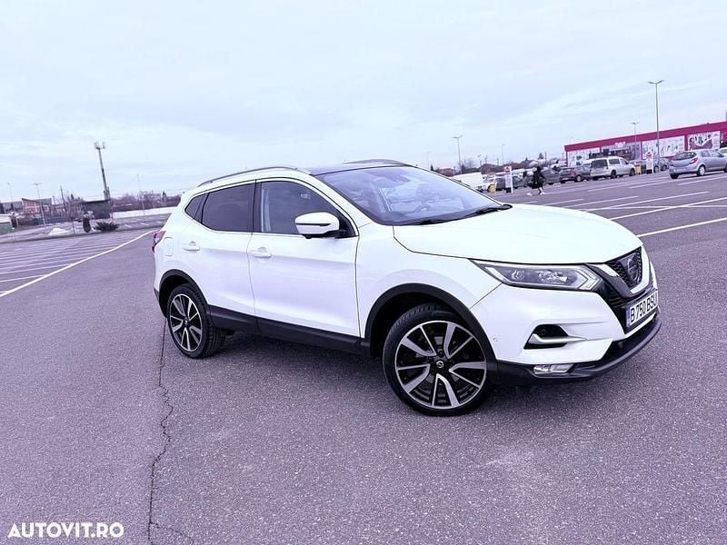 Second-hand Nissan Qashqai Tekna+ 130 CP (95 kW) 2018 Culoarealb SUV