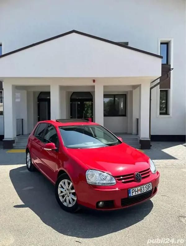 Rosu Utilizat 2005 VW Golf V Hatchback | 3.350 EUR - Imagine 1/4