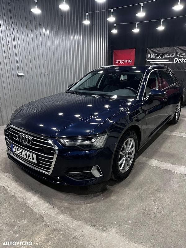 Culoarealbastru Utilizat 2019 Audi A6 Premium Break | 29.900 EUR (Scump) - Imagine 1/4