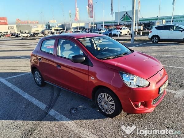Second-hand Mitsubishi Space Star 71 CP (52 kW) 2014 Roșu Hatchback