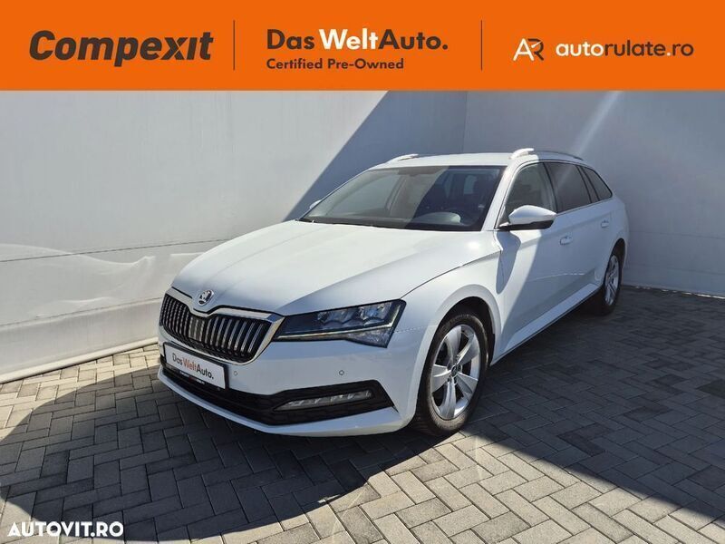 Albnormal Utilizat 2022 Skoda Superb Ambition Break | 19.830 EUR (Preț bun) - Imagine 1/4
