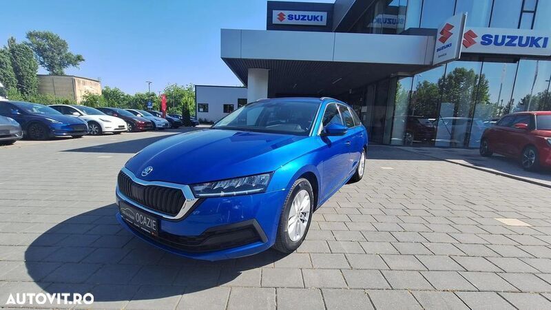 Albastru Utilizat 2021 Skoda Octavia Ambition Break | 18.500 EUR (Preț OK) - Imagine 1/4