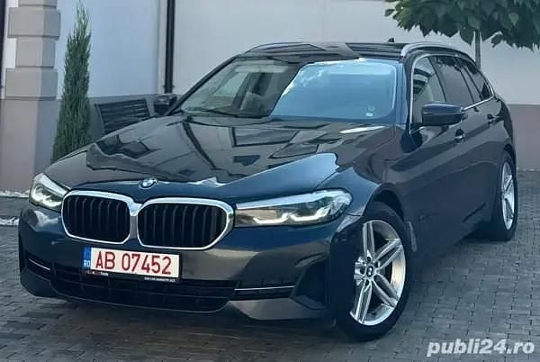 Gri Utilizat 2021 BMW 518 Sport Line Break | 21.500 EUR (Super Preț) - Imagine 1/4