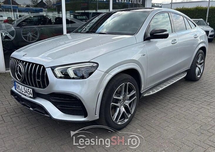 Argintiu Utilizat 2021 Mercedes GLE53 AMG AMG Coupe | 79.659 EUR (Preț bun) - Imagine 1/4
