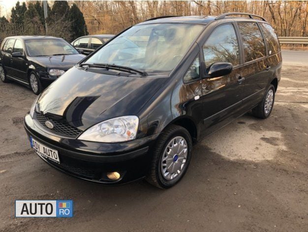 Negru Utilizat 2003 Ford Galaxy Monovolum | 2.399 EUR - Imagine 1/4