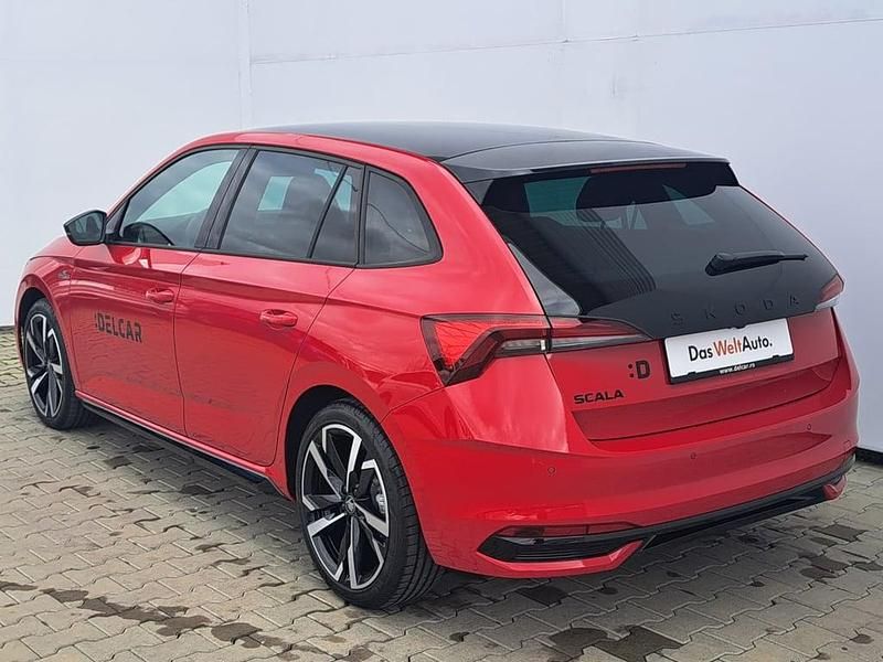 Nouă Skoda Scala Monte Carlo 150 CP (110 kW) 2025 Rosu mediu  metalic Hatchback