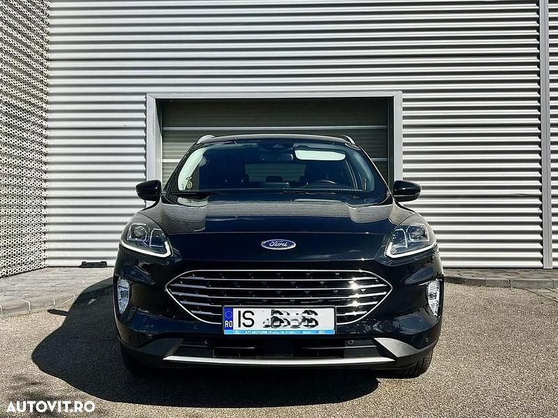 Culoarenegru Utilizat 2021 Ford Kuga Titanium SUV | 22.750 EUR (Preț OK) - Imagine 1/4