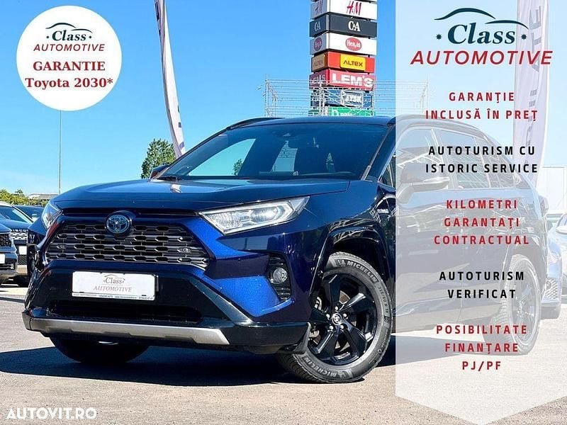 Culoarealbastru Utilizat 2020 Toyota RAV4 Hybrid SUV | 31.990 EUR (Puțin scump) - Imagine 1/4
