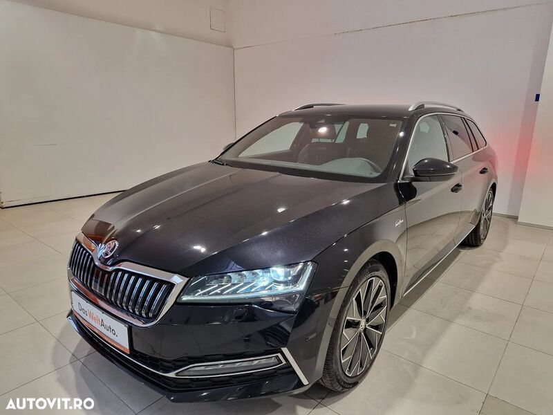 Negru Utilizat 2021 Skoda Superb LAURIN & KLEMENT Break | 25.350 EUR (Preț OK) - Imagine 1/4