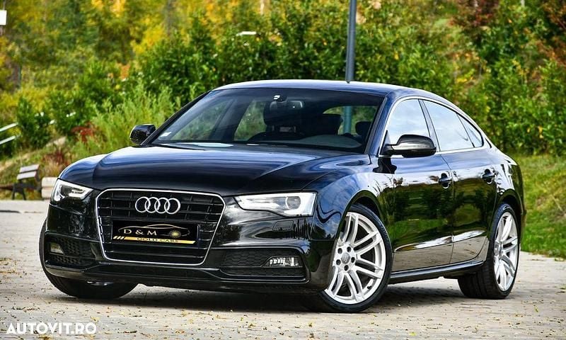 Culoarenegru Utilizat 2016 Audi A5 Sportback S-Line Berlinǎ | 13.990 EUR (Preț bun) - Imagine 1/4