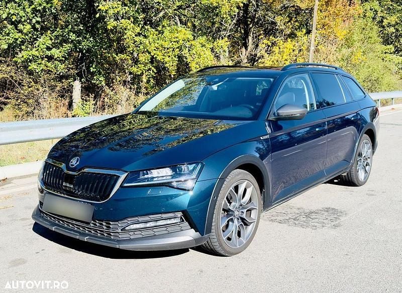 Culoarealbastru Utilizat 2020 Skoda Superb Break | 20.500 EUR (Preț OK) - Imagine 1/4