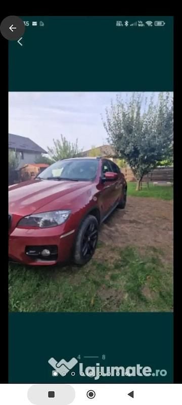 Second-hand BMW X6 245 CP (180 kW) 2011 Rosu SUV