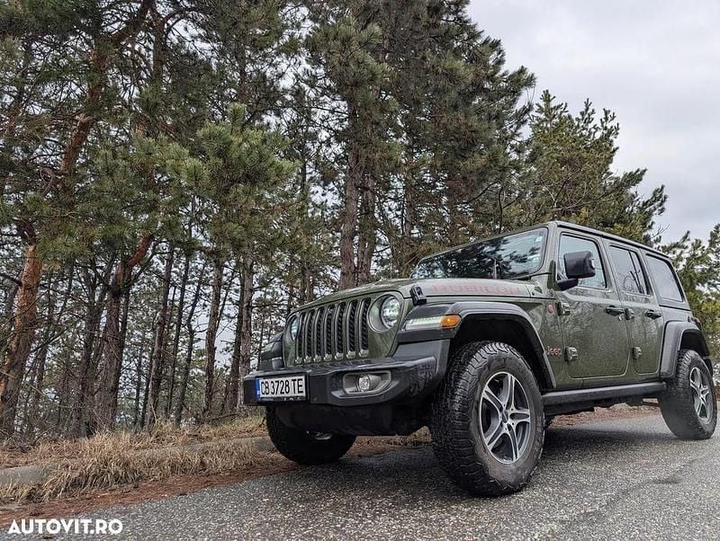 Second-hand Jeep Wrangler Rubicon 272 CP (200 kW) 2022 Culoareverde SUV