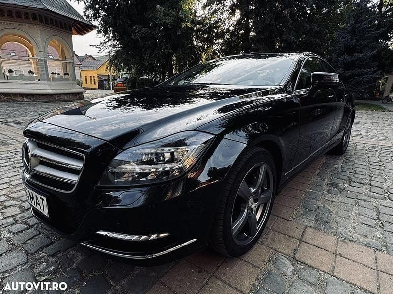 Negru Utilizat 2012 Mercedes CLS350 Coupe | 12.499 EUR (Super Preț) - Imagine 1/4