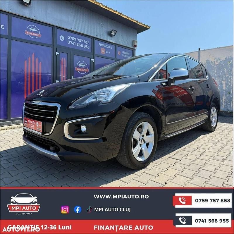 Culoarenegru Utilizat 2016 Peugeot 3008 Berlinǎ | 8.300 EUR (Preț OK) - Imagine 1/4