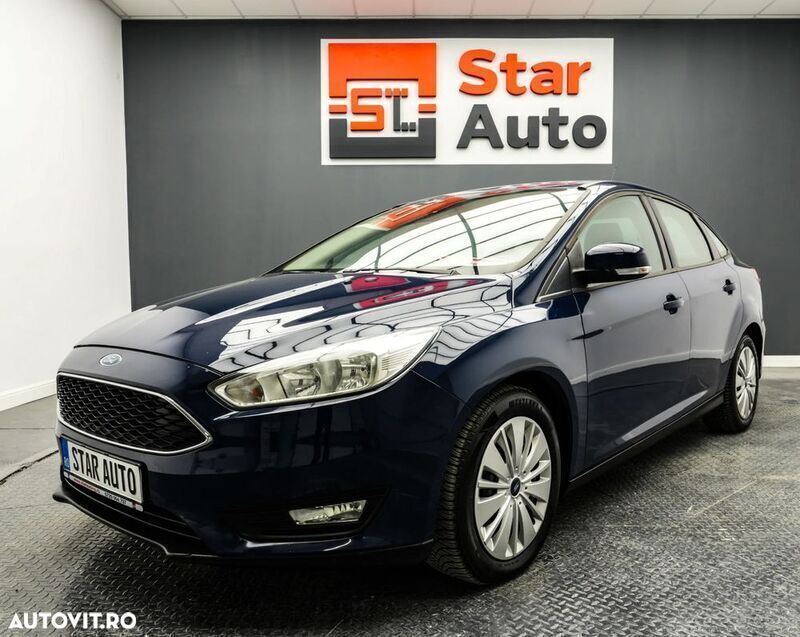 Albastru Utilizat 2017 Ford Focus Trend Berlinǎ | 7.990 EUR (Preț OK) - Imagine 1/4