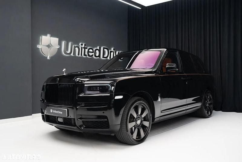 Negru Utilizat 2023 Rolls Royce Cullinan SUV | 426.999 EUR - Imagine 1/4
