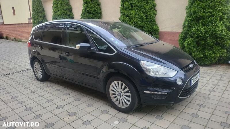 Albastru Utilizat 2013 Ford S-MAX Titanium Monovolum | 7.630 EUR (Puțin scump) - Imagine 1/4