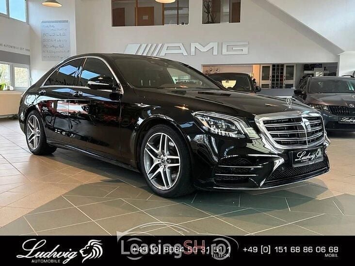 Negru Utilizat 2021 Mercedes S450 AMG Berlinǎ | 61.864 EUR - Imagine 1/4