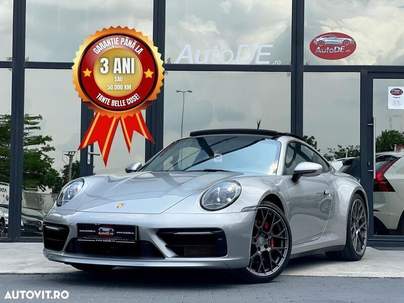 Gri Utilizat 2020 Porsche 911 Carrera 4S Coupe | 99.990 EUR - Imagine 1/4