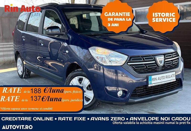 Culoarealbastru Second-hand 2019 Dacia Lodgy Lauréate Monovolum | 7.990 EUR (Puțin scump) - Imagine 1/4