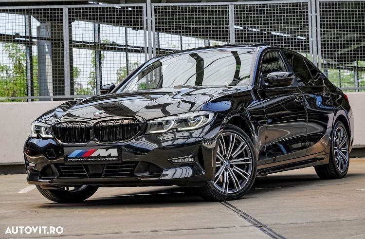 Negru Utilizat 2021 BMW 320 Berlinǎ | 23.950 EUR (Preț bun) - Imagine 1/4