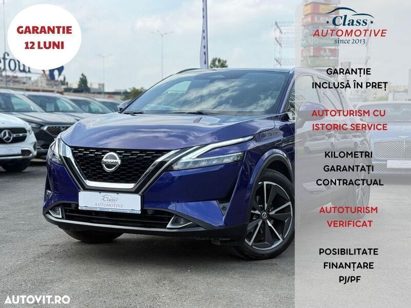 Albastru Utilizat 2022 Nissan Qashqai SUV | 25.490 EUR - Imagine 1/4