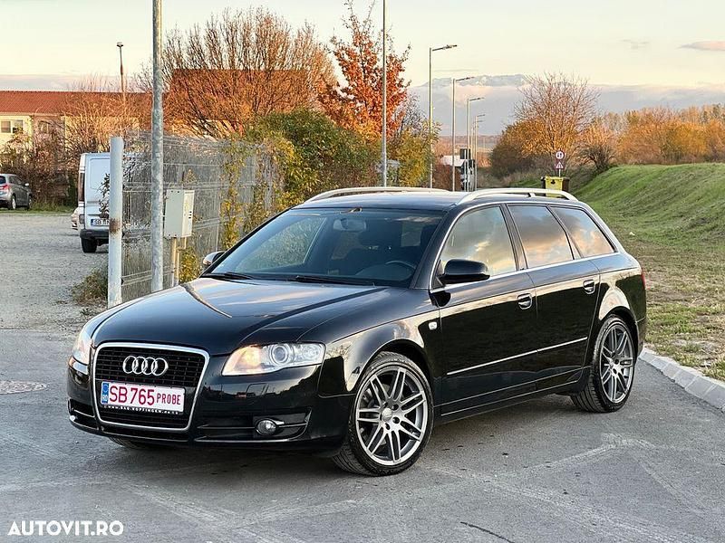 Culoarenegru Utilizat 2008 Audi A4 S-Line Break | 3.795 EUR (Super Preț) - Imagine 1/4