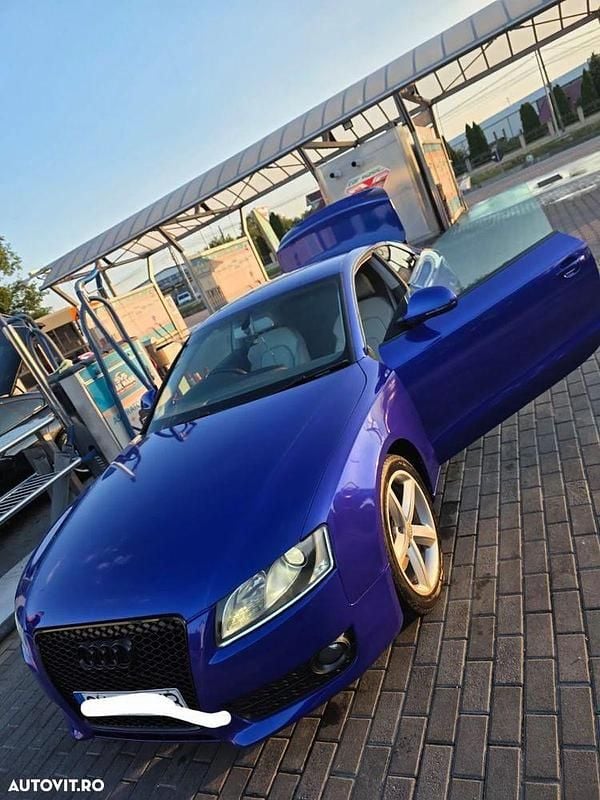 Second-hand Audi A5 170 CP (125 kW) 2008 Culoarealbastru Coupe