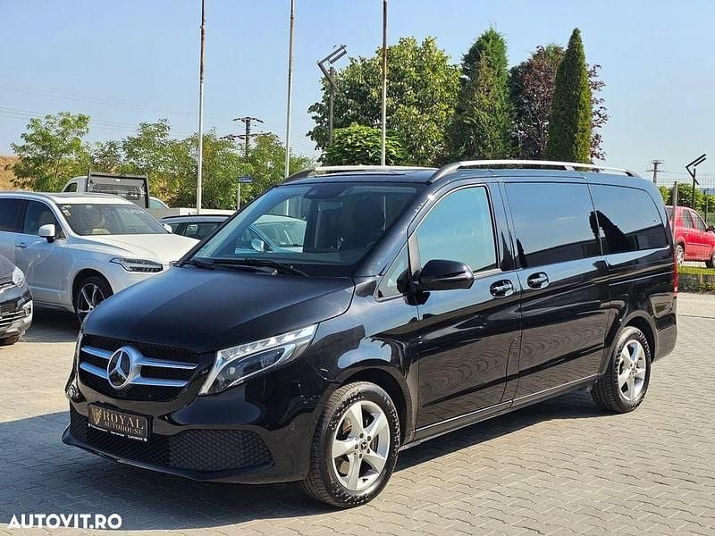 Negru Utilizat 2020 Mercedes V220 Style Monovolum | 33.555 EUR - Imagine 1/4